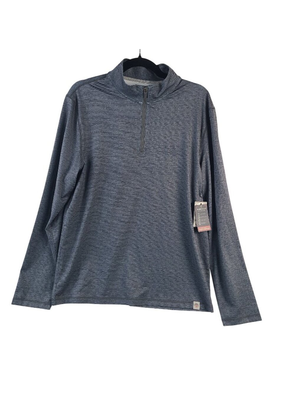 NEW Flag & Anthem Madeflex Charcoal Heather Grey 1/4 Zip Pullover Men's Sz M